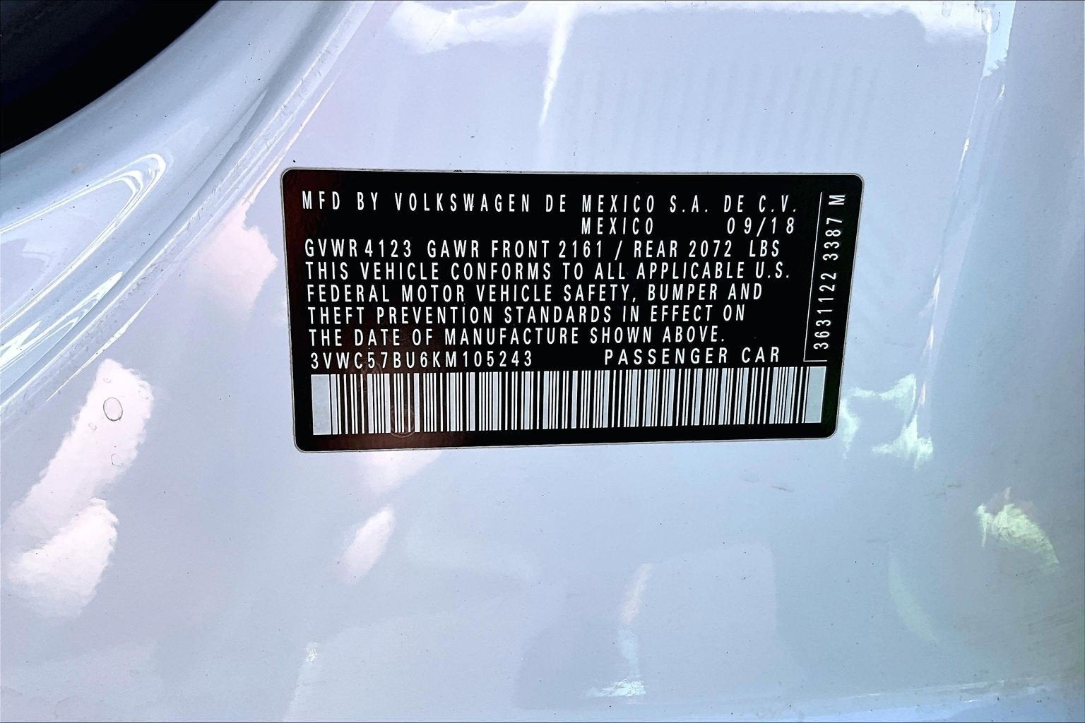 2019 Volkswagen Jetta SE