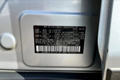 2016 Subaru Outback 2.5i Premium