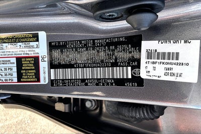 2017 Toyota Camry LE