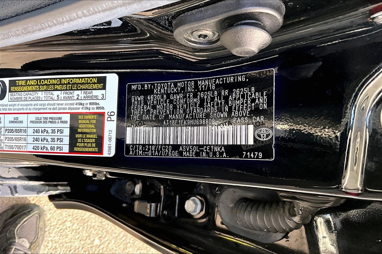 2017 Toyota Camry XLE