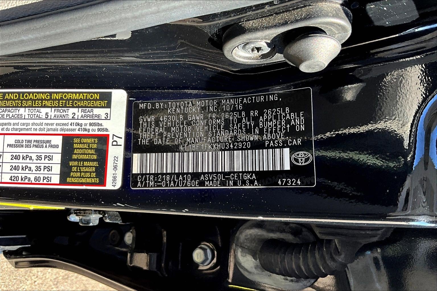 2017 Toyota Camry XLE