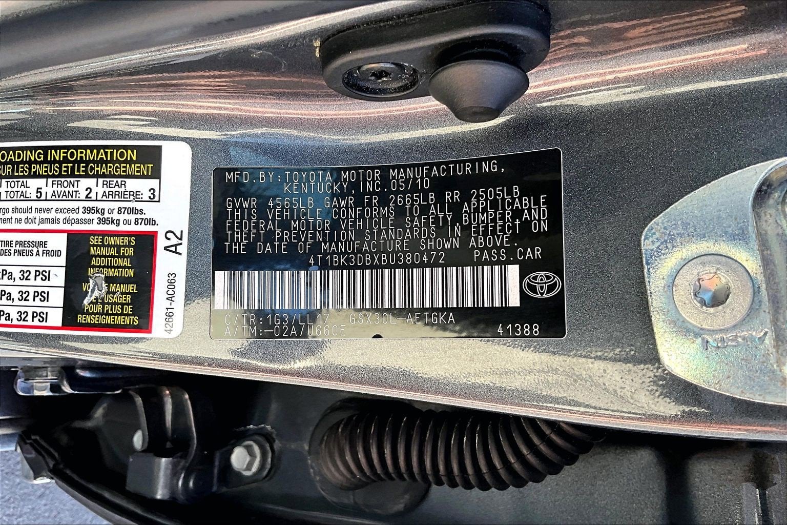 2011 Toyota Avalon Base