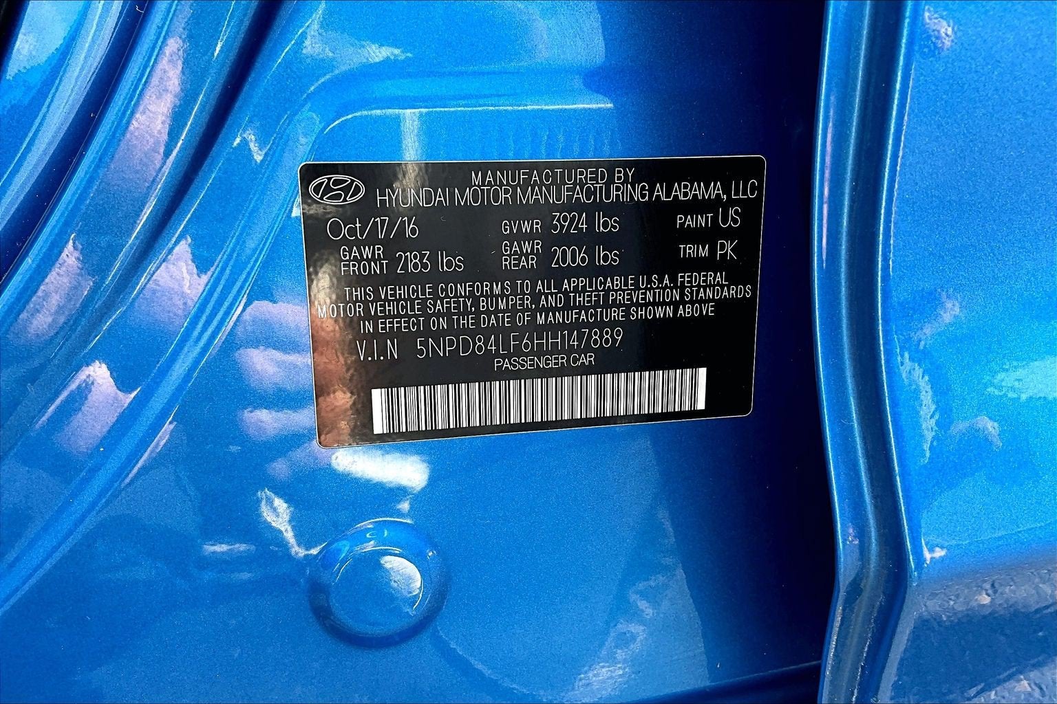 2017 Hyundai Elantra SE
