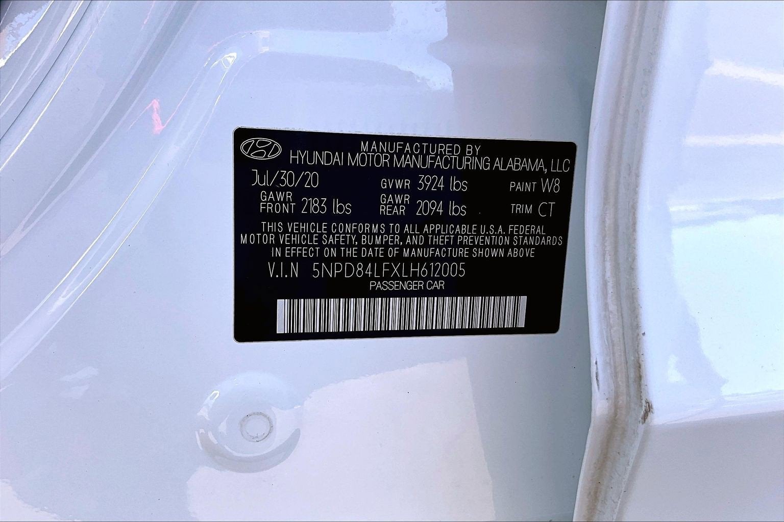 2020 Hyundai Elantra Value Edition