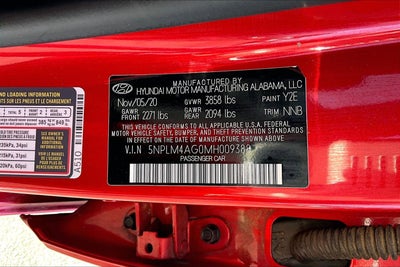 2021 Hyundai Elantra SEL
