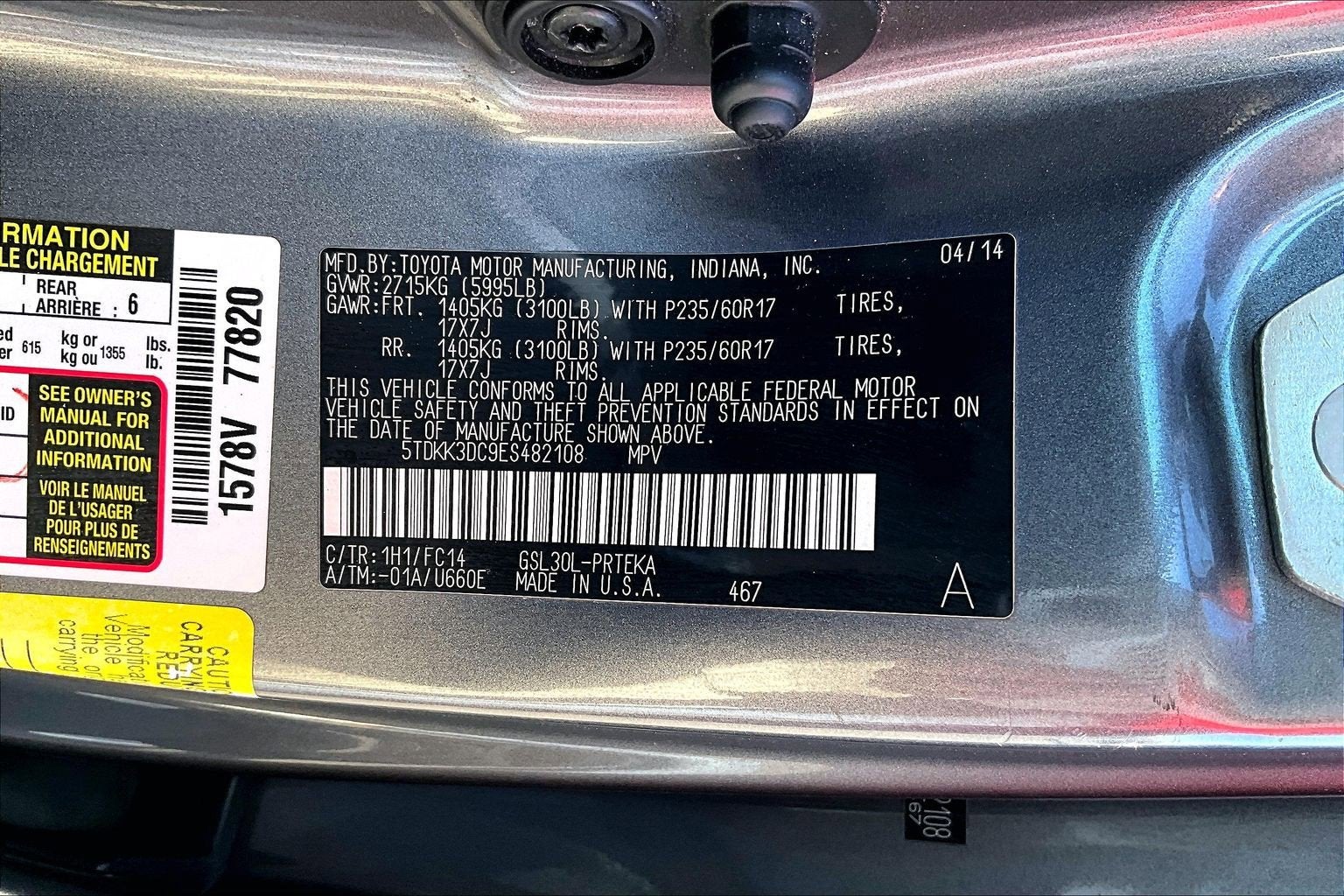 2014 Toyota Sienna LE AAS