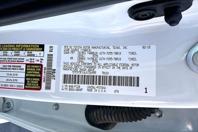 2018 Toyota Tundra 4WD SR5