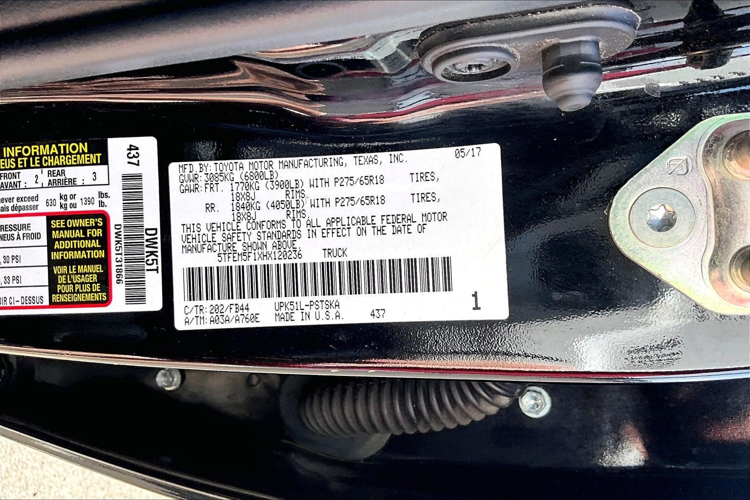 2017 Toyota Tundra 2WD SR5