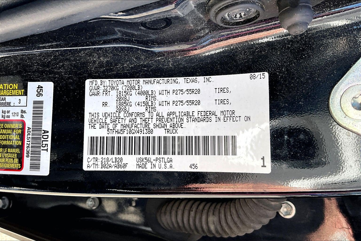 2016 Toyota Tundra 4WD Truck LTD