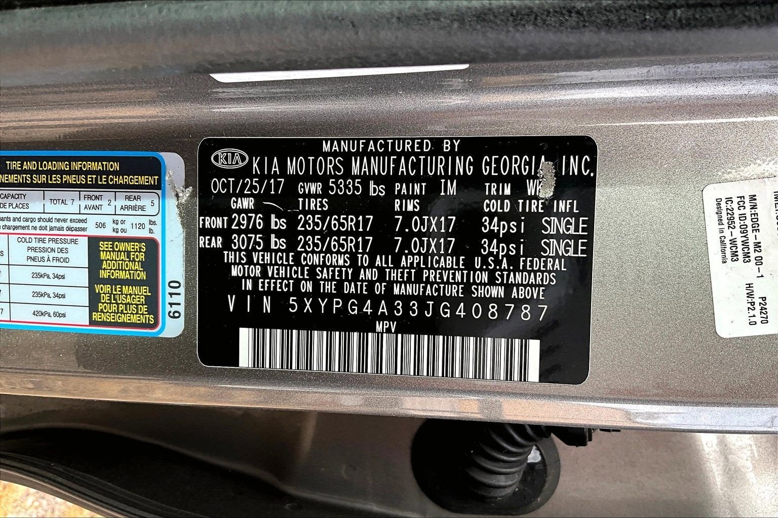 2018 Kia Sorento LX