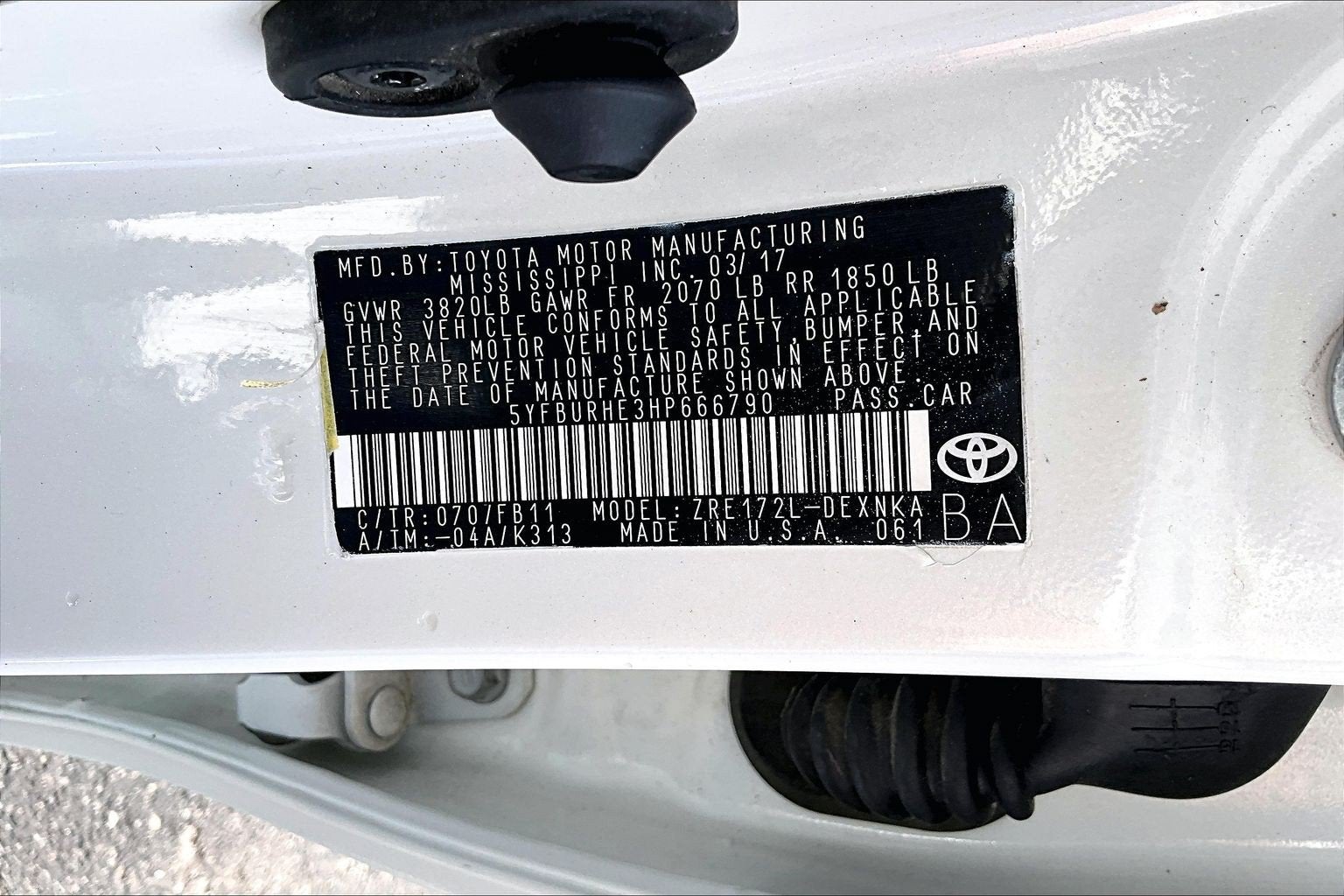 2017 Toyota Corolla LE