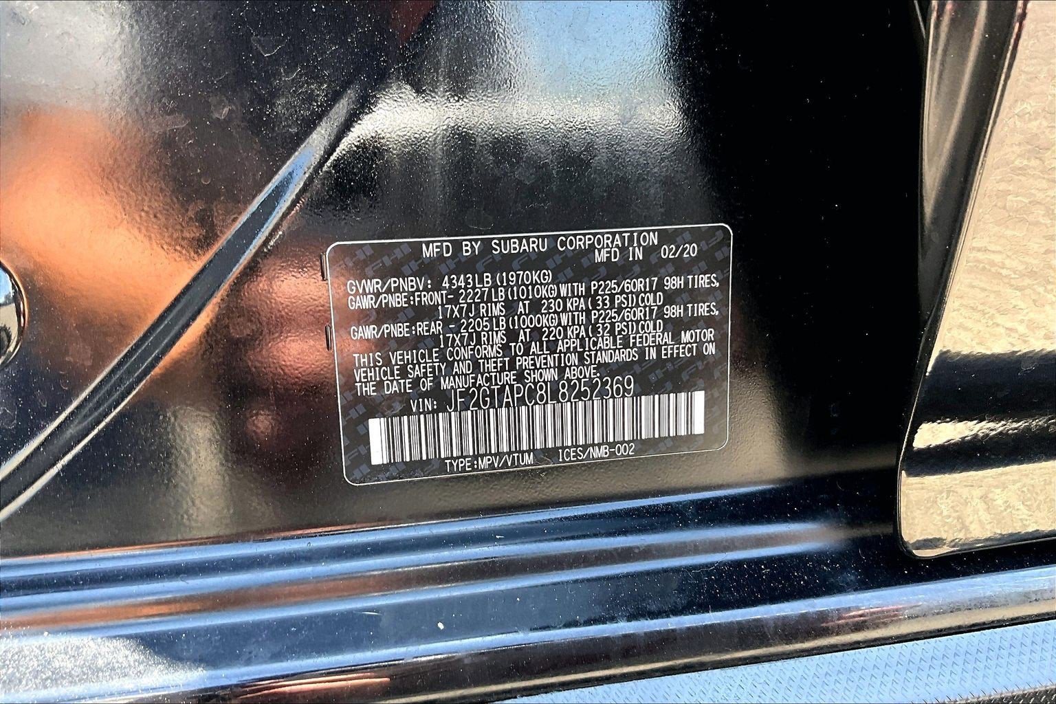 2020 Subaru Crosstrek Premium