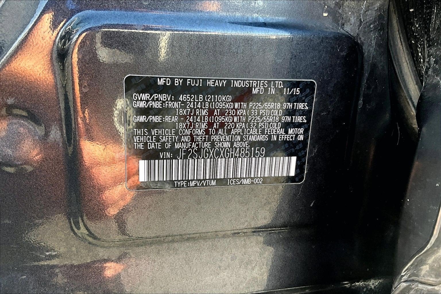 2016 Subaru Forester 2.0XT Touring