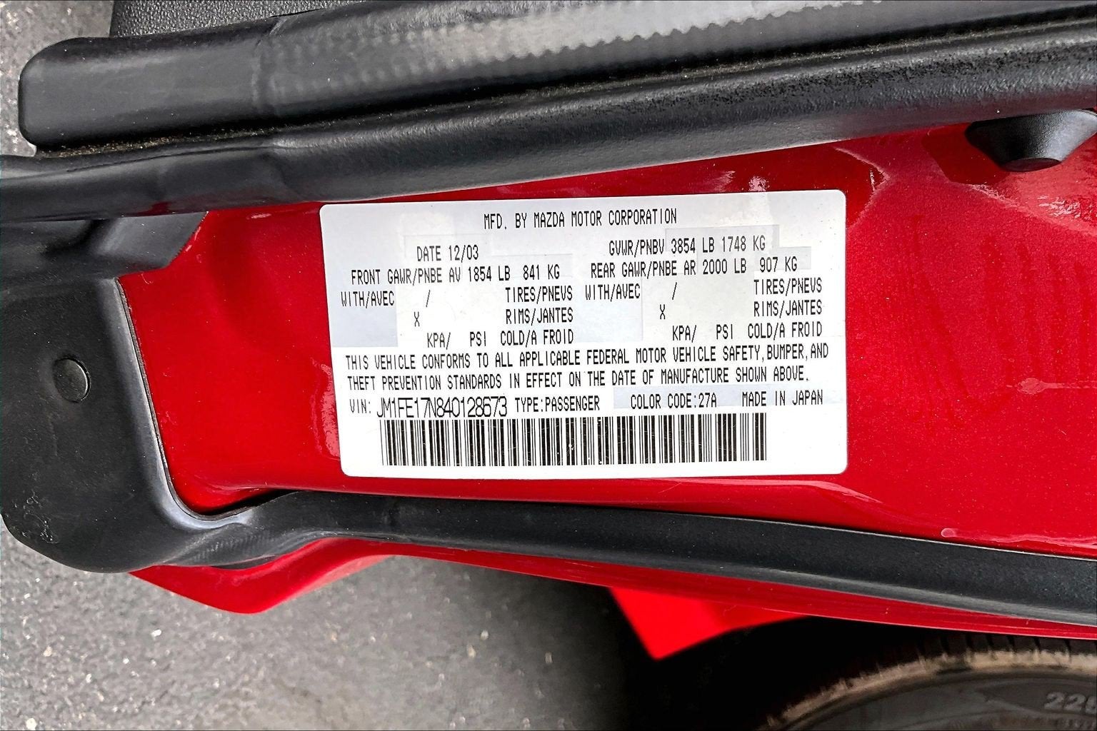 2004 Mazda Mazda RX-8 Sport