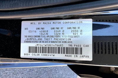 2016 Mazda Mazda6 i Grand Touring