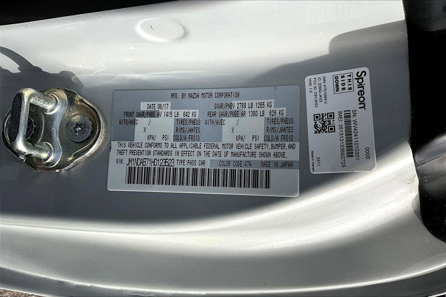 2017 Mazda Mazda MX-5 Miata Sport