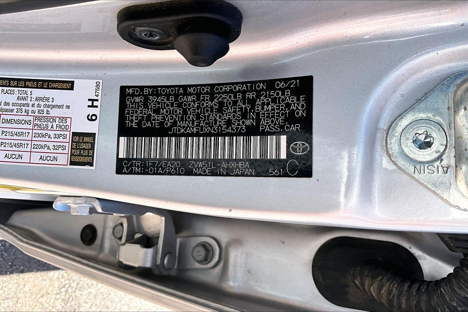 2022 Toyota Prius XLE