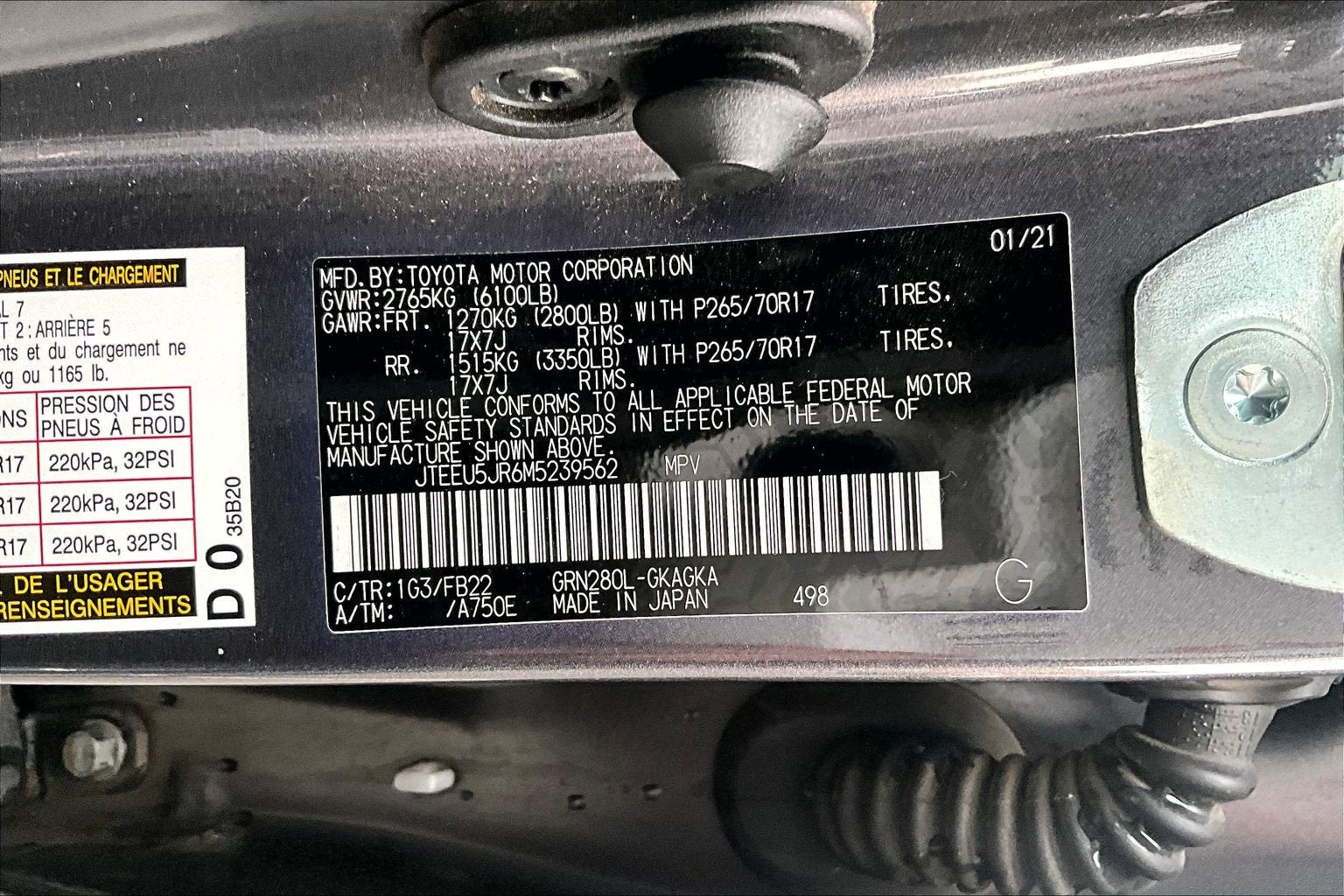 2021 Toyota 4Runner SR5