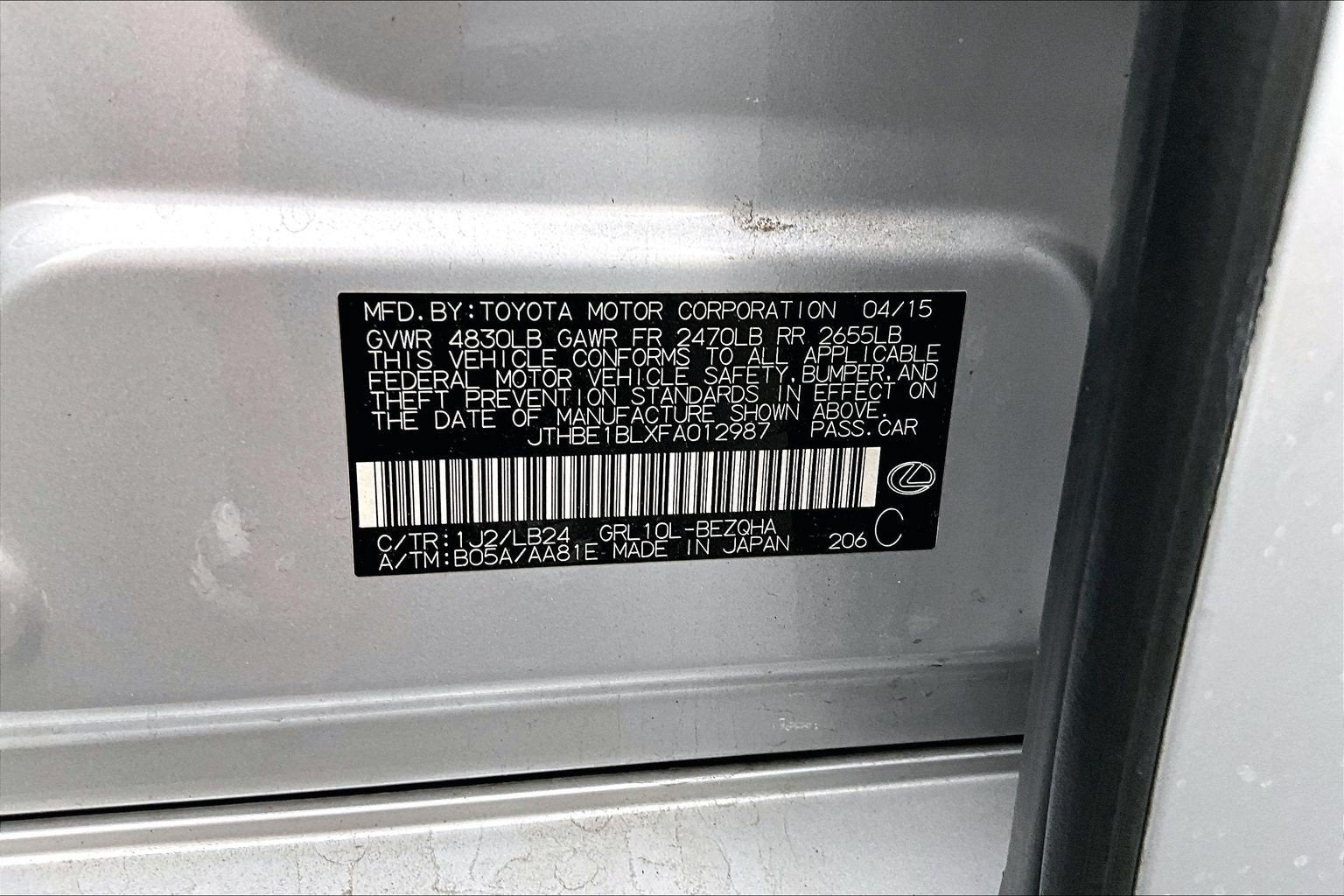 2015 Lexus GS 350 350