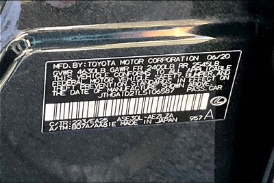 2020 Lexus IS IS 300 F SPORT