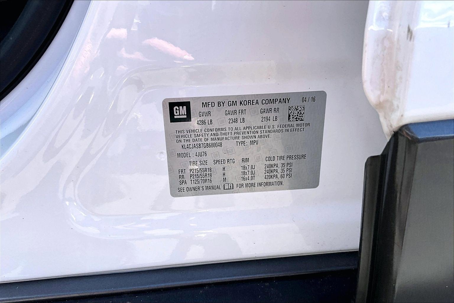 2016 Buick Encore Base