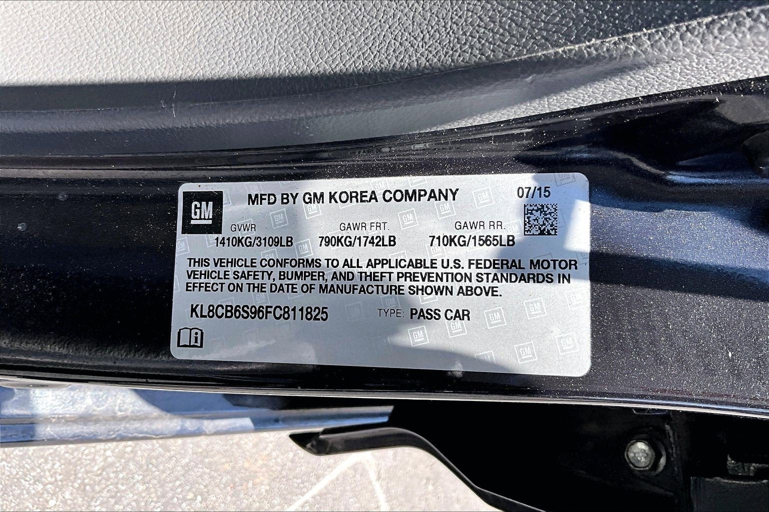 2015 Chevrolet Spark LS