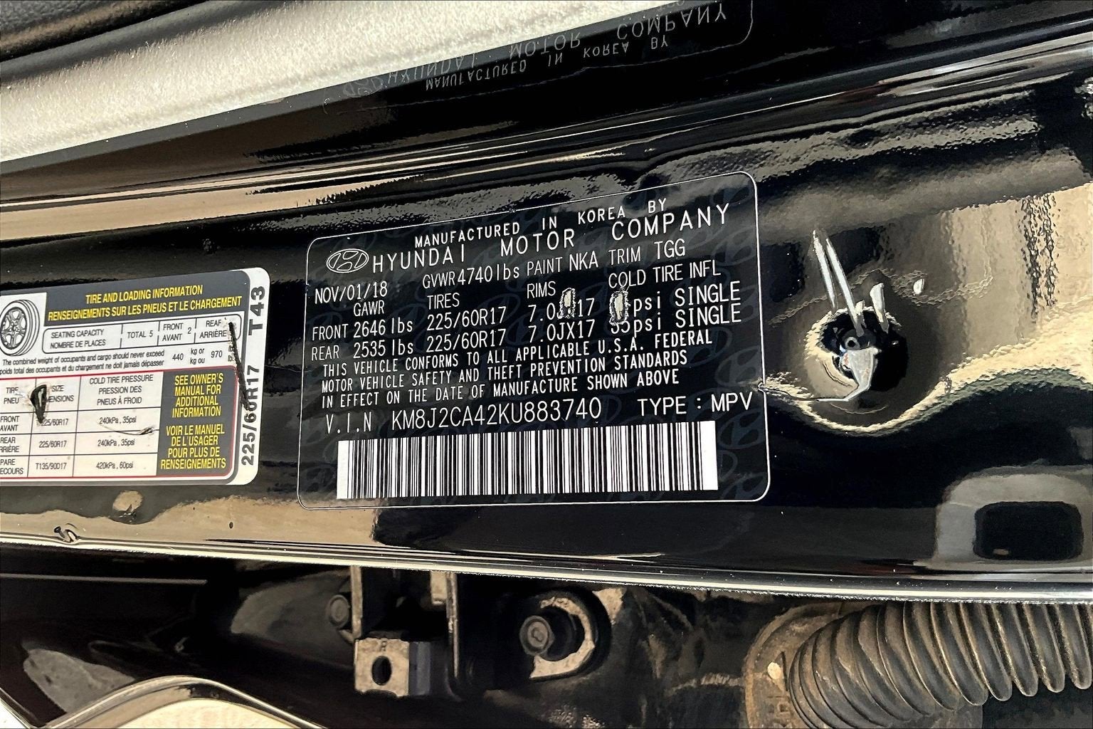 2019 Hyundai Tucson SE