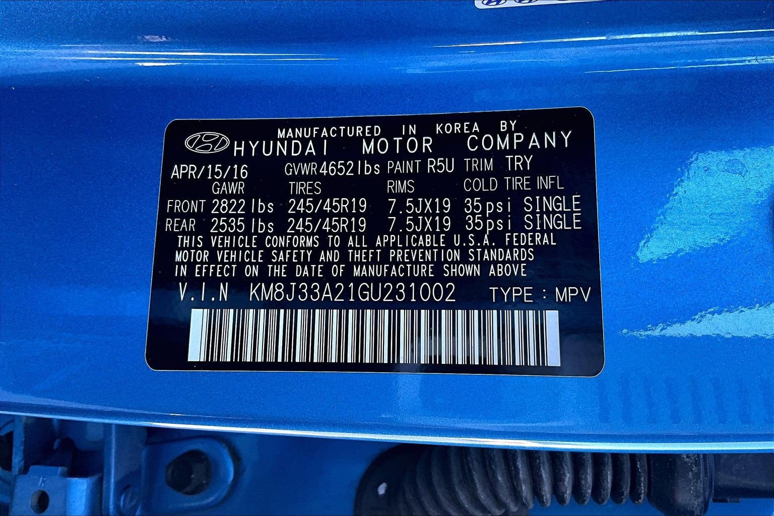 2016 Hyundai Tucson Limited