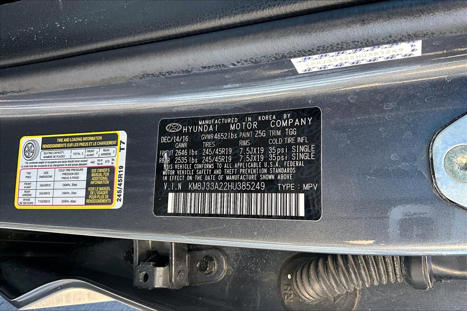 2017 Hyundai Tucson Sport