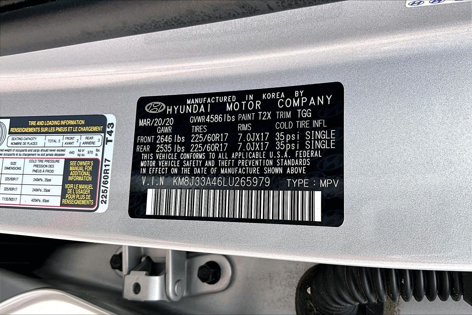 2020 Hyundai Tucson Value