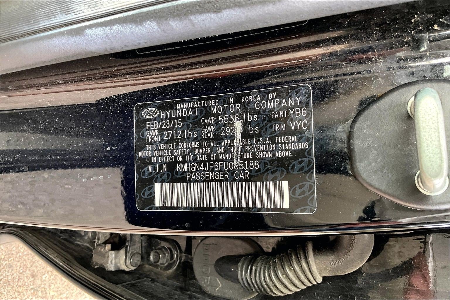 2015 Hyundai Genesis 5.0L