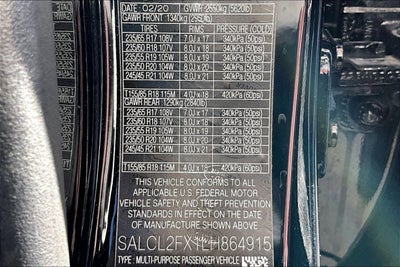 2020 Land Rover Discovery Sport SE R-Dynamic