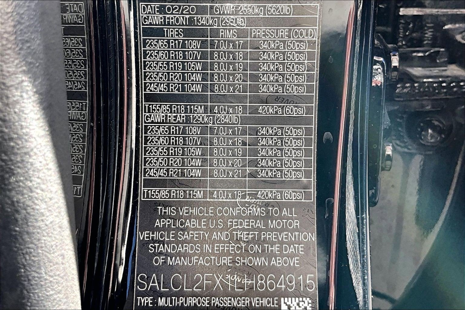 2020 Land Rover Discovery Sport SE R-Dynamic