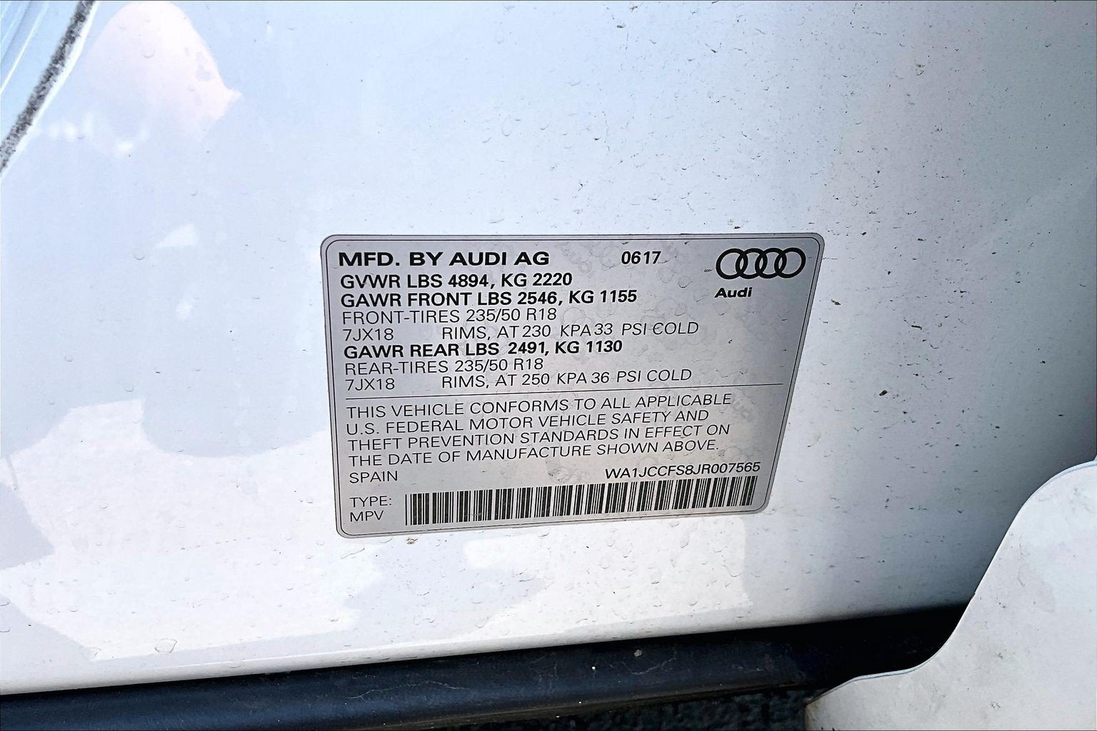 2018 Audi Q3 Premium Plus