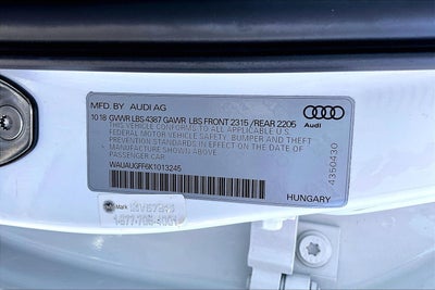 2019 Audi A3 Sedan Premium