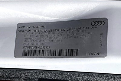2017 Audi A4 Premium Plus