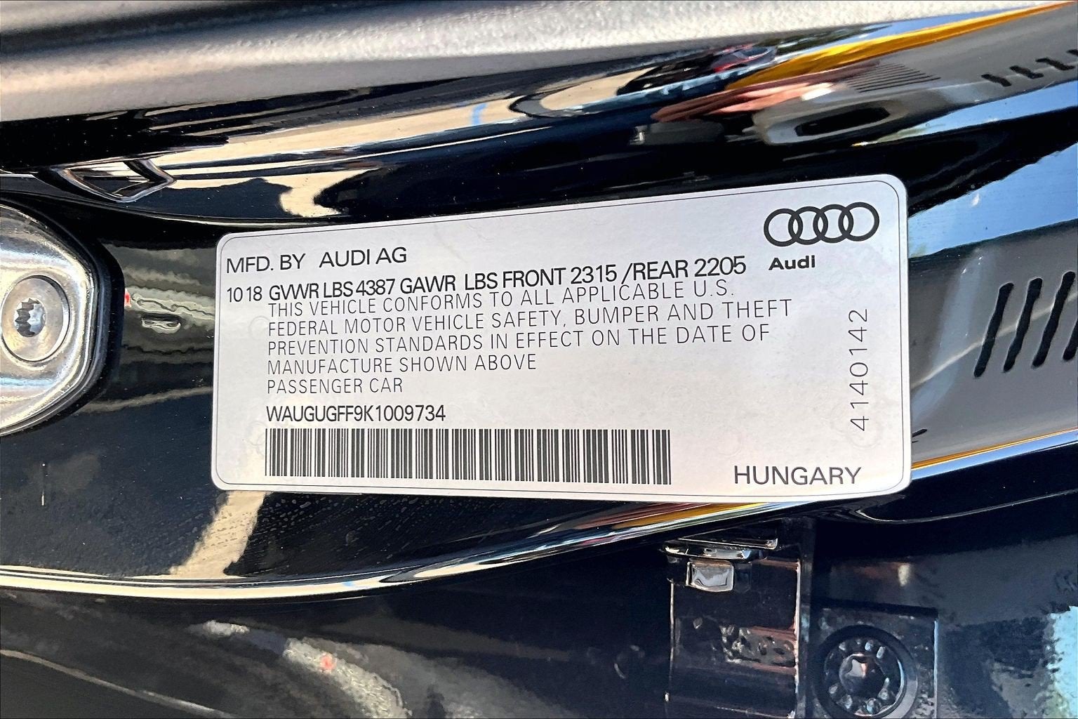 2019 Audi A3 Sedan Premium Plus