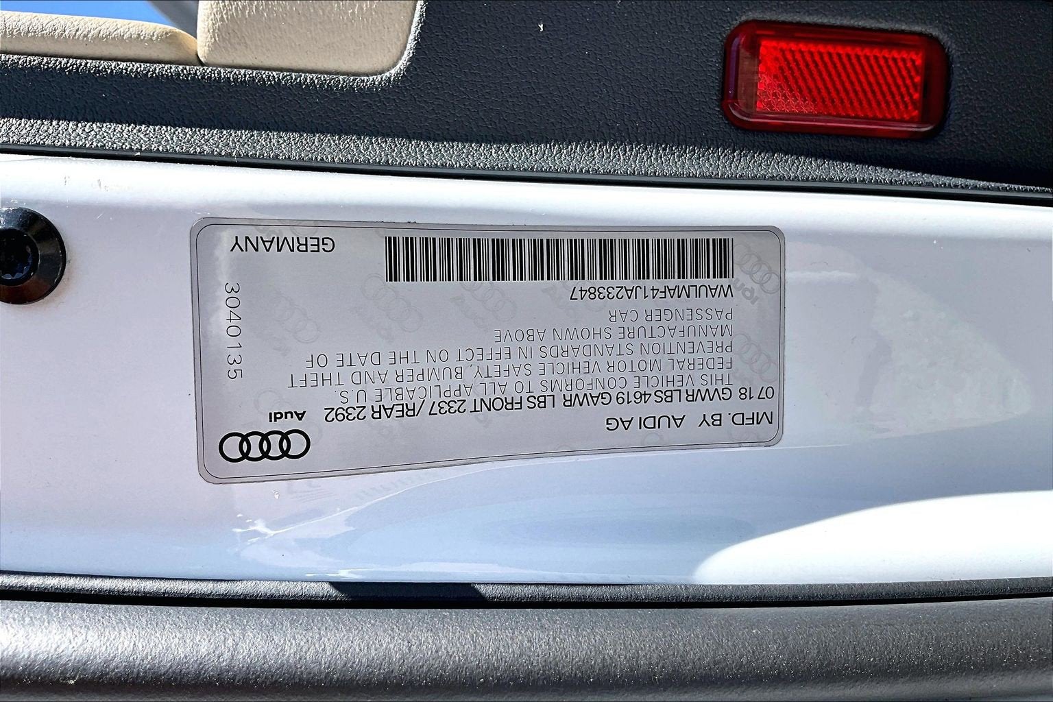 2018 Audi A4 Premium Plus