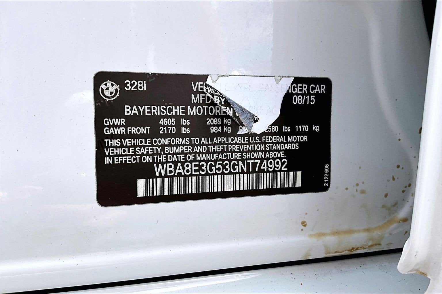 2016 BMW 3 Series 328i xDrive