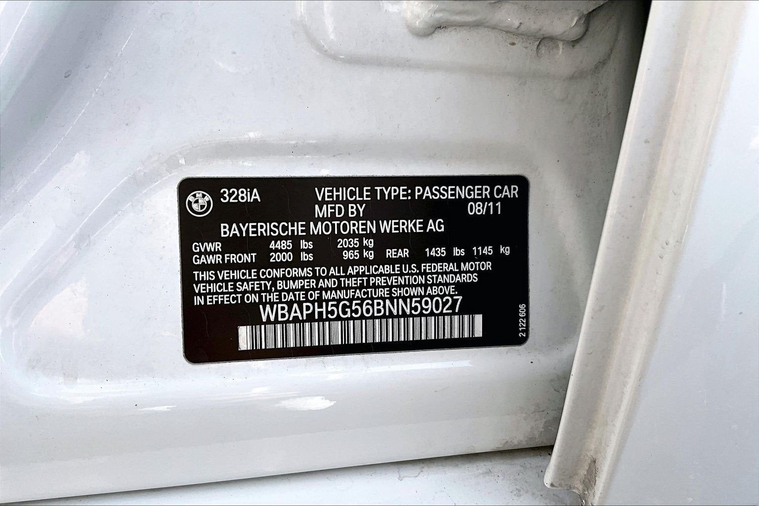 2011 BMW 3 Series 328i