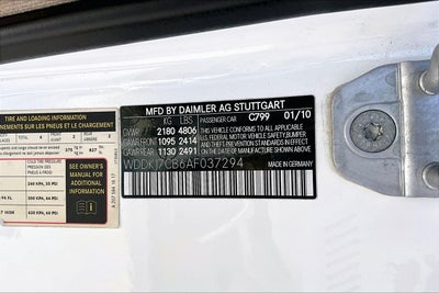 2010 Mercedes-Benz E-Class E 550