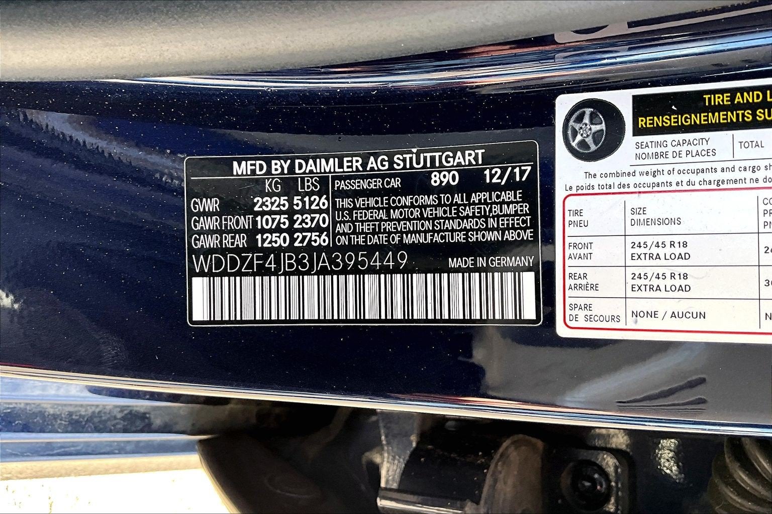 2018 Mercedes-Benz E-Class E 300